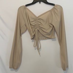 Women’s size small long sleeve crop top